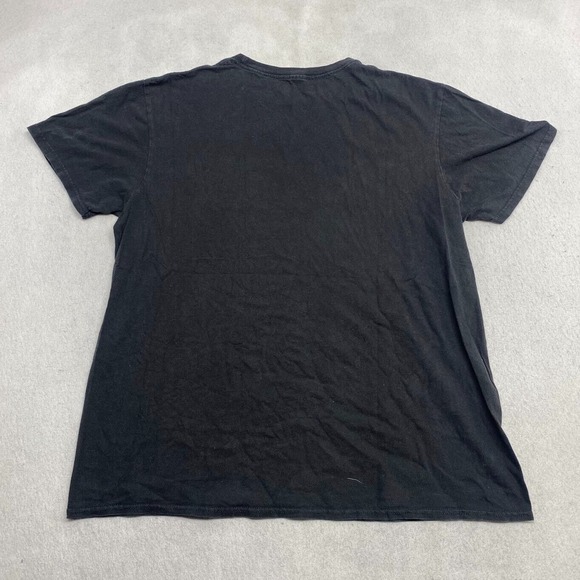 AC/DC Back In Black Band Tee Thrifted Vintage Style Size L - Picture 5 of 12